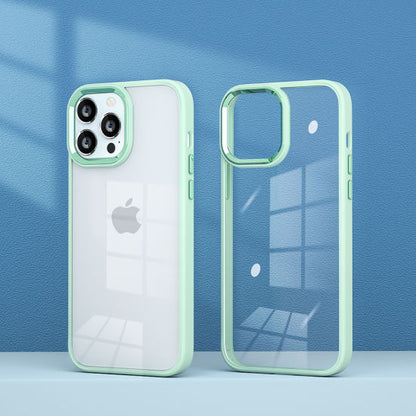 iPhone 13 Pro Back Cover Case With Camera Bumper Protection - Mint Green