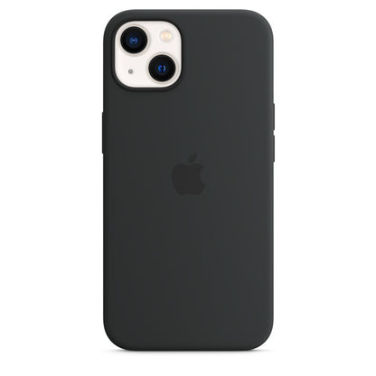 iPhone 13 Liquid Silicon Case with MagSafe - Black