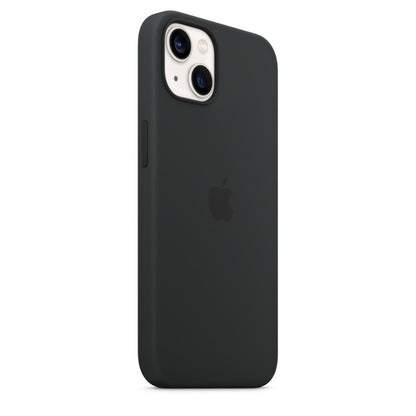 iPhone 13 Liquid Silicon Case with MagSafe - Black