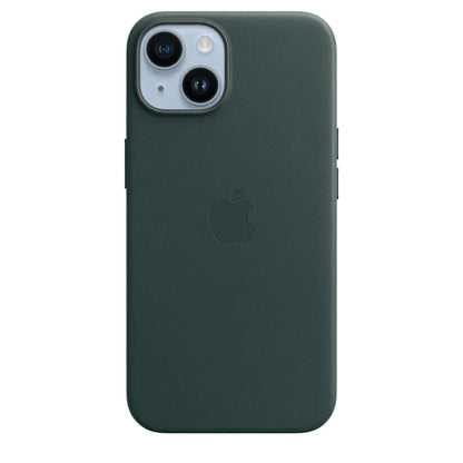 iPhone 14 Max  Leather Cover Case - MagSafe Supported - Dark Green