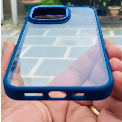 iPhone 13 Pro Back Cover Case With Camera Bumper Protection - Dark Blue